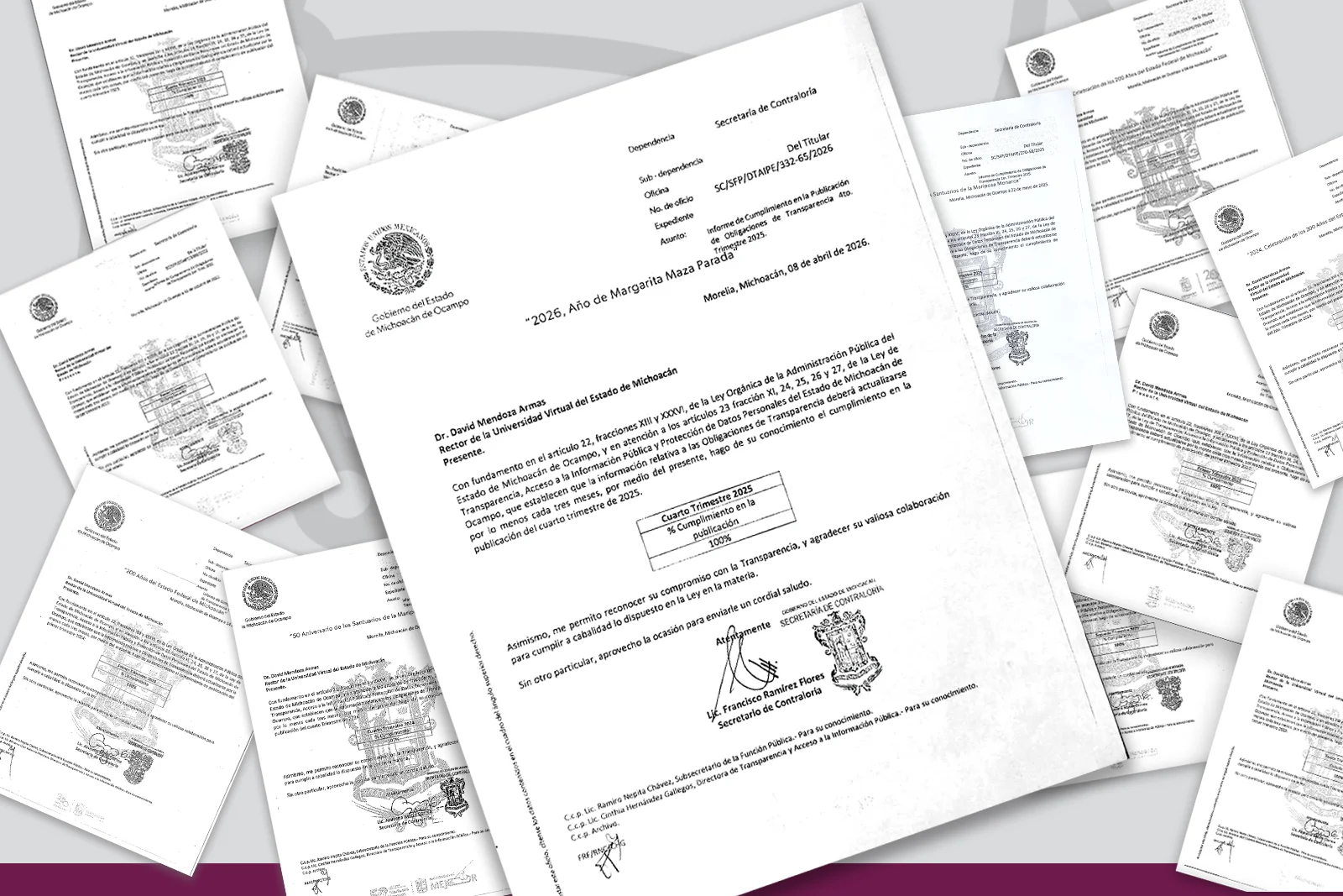 Cumplimiento total en transparencia