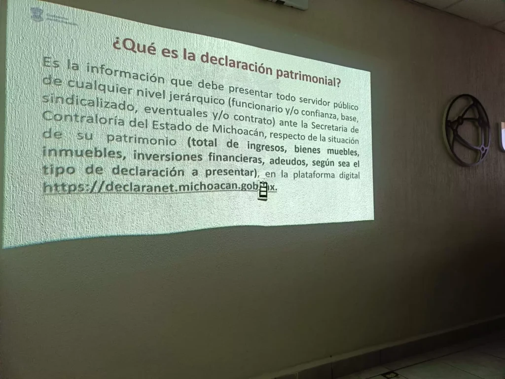 ¡La UNIVIM recibe capacitación sobre la Declaración Patrimonial!