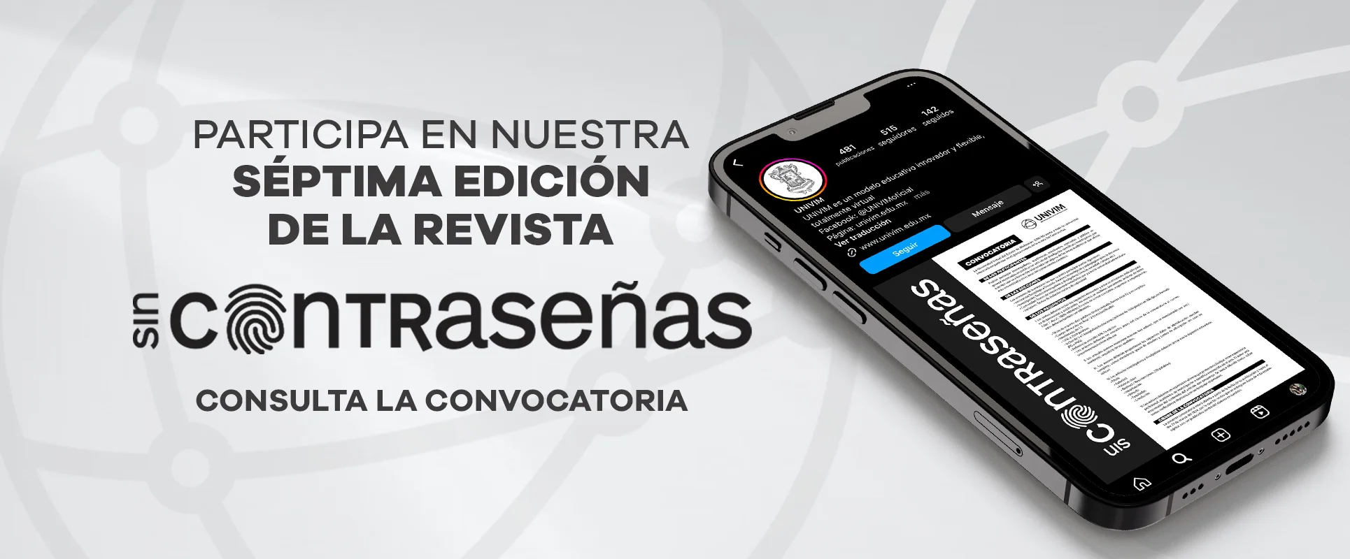 Participa en la séptima edición de la revista Sin Contraseñas