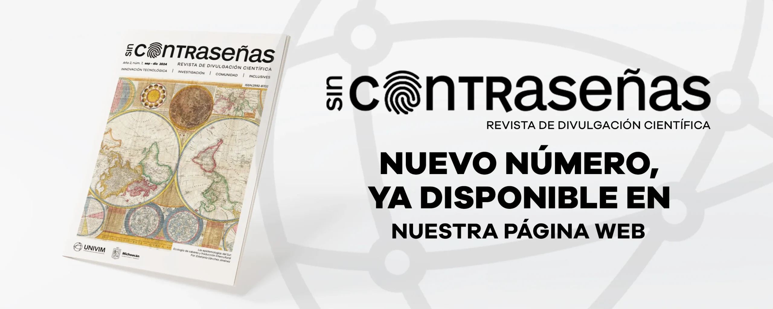 Nuevo número ya disponible de nuestra revista de divulgación científica Sin Contraseñas