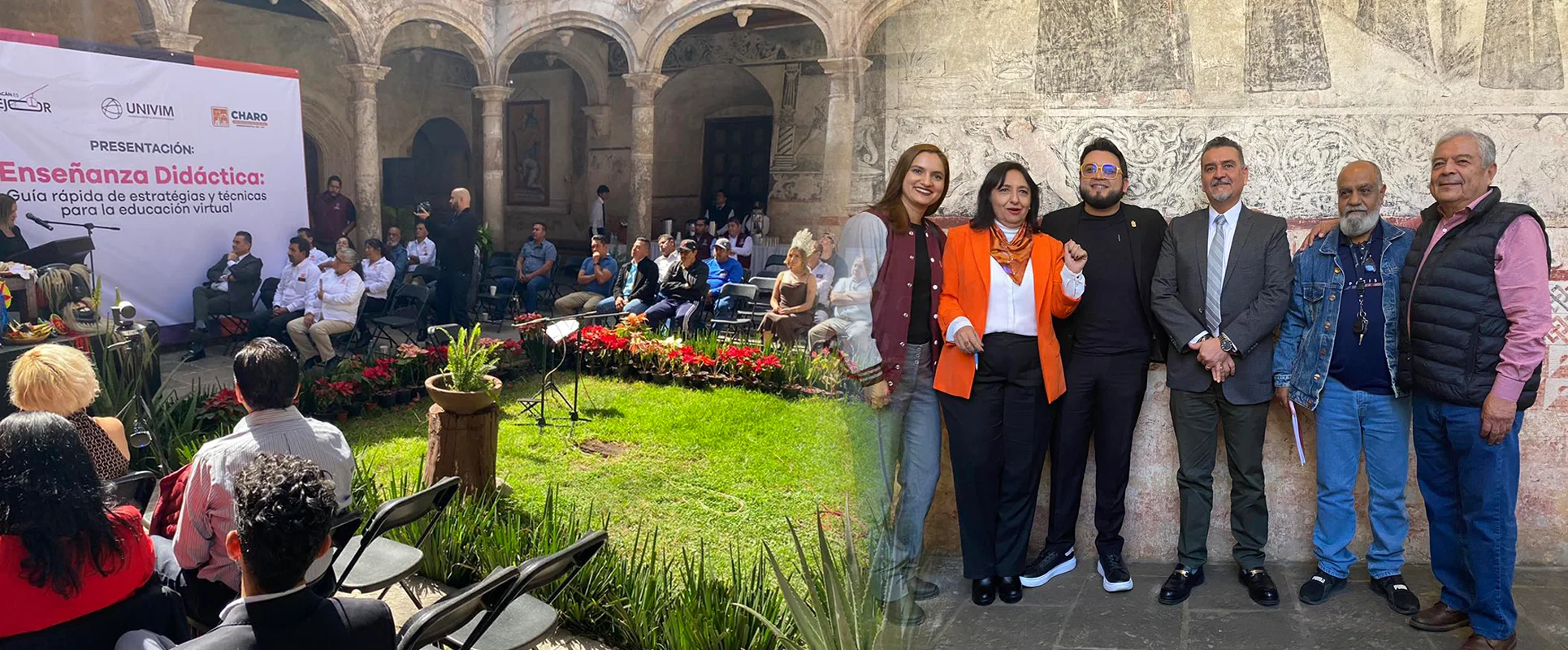 En colaboración con el Gobierno Municipal de Charo y la Universidad Virtual del Estado de Michoacán, se presentó el libro "Enseñanza Didáctica. Guía Rápida de Estrategias y Técnicas para la Educación Virtual", una obra pensada para revolucionar la educación a distancia.