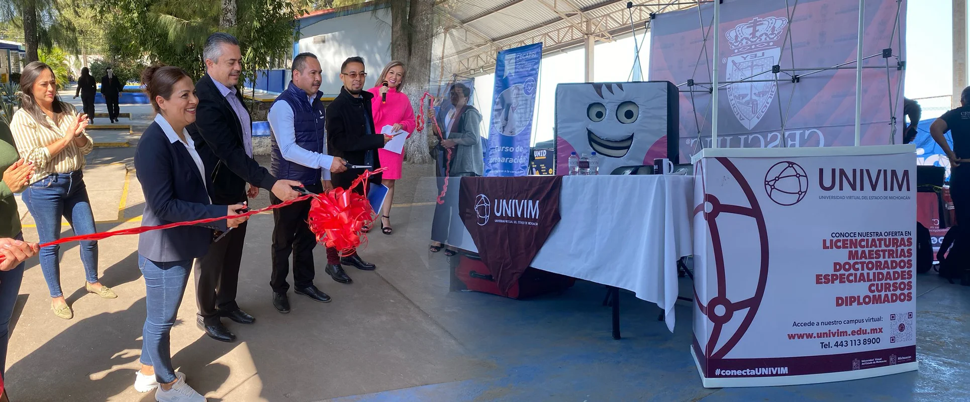 La UNIVIM presente en la 8ª Feria de Orientación Vocacional en Cuitzeo