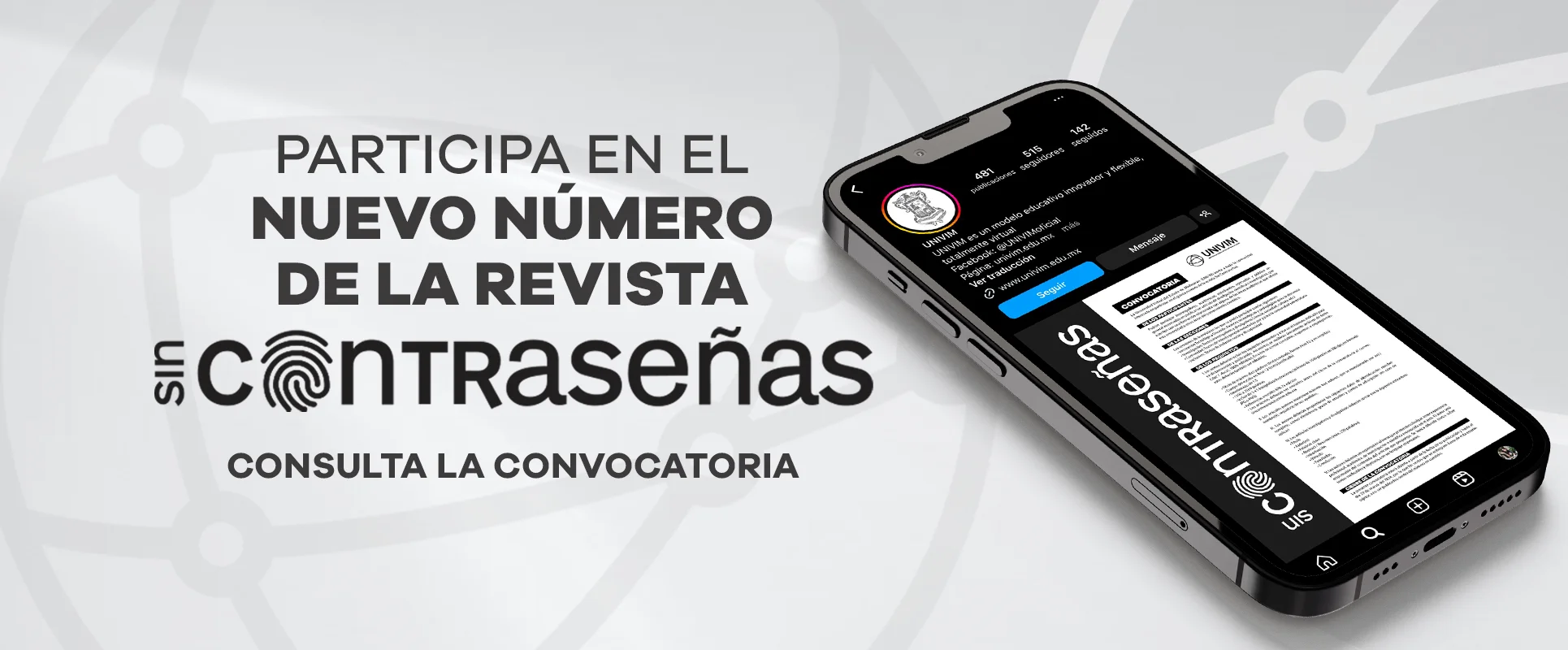 Participa en el nuevo número de la revista Sin Contraseñas