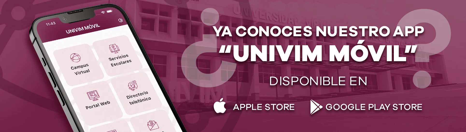 Ya conoces nuestra app móvil - Da clic aqui