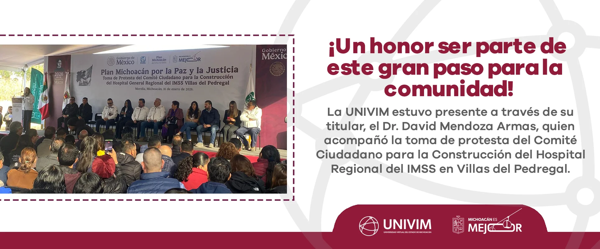 ¡Un honor ser parte de este gran paso para la comunidad!