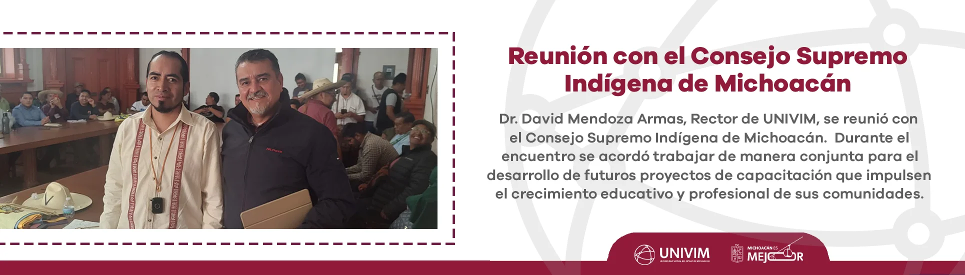Reunión con el Consejo Supremo Indígena de Michoacán