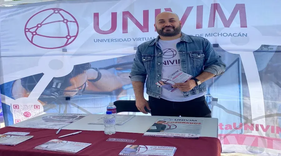 ¡La UNIVIM presente en la Feria Vocacional 2024, COBAEM Quiroga!